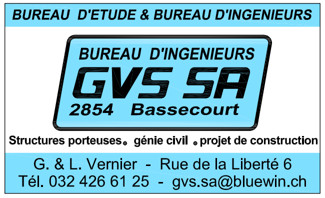 Carte de visite de l'entreprise GVS SA